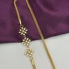 Diamond look Mugappu chain RC2626